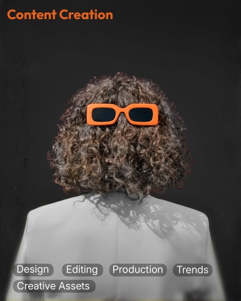 Creative content creation and content marketing services for social media and online growth