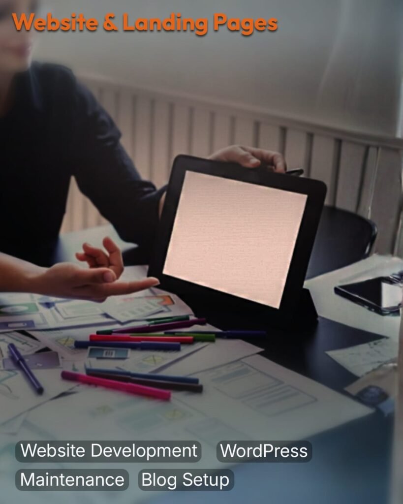 Professional website development and responsive web design services for business growth