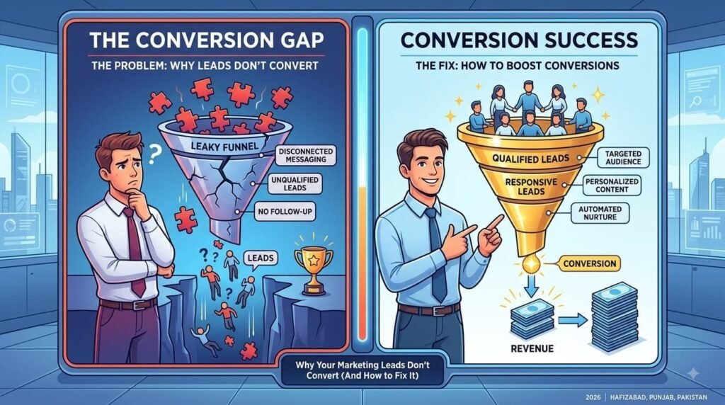 Why Your Marketing Leads Don’t Convert (And How to Fix It in 2026)