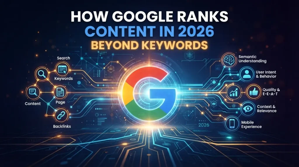 How Google Ranks Content in 2026: Beyond Keywords