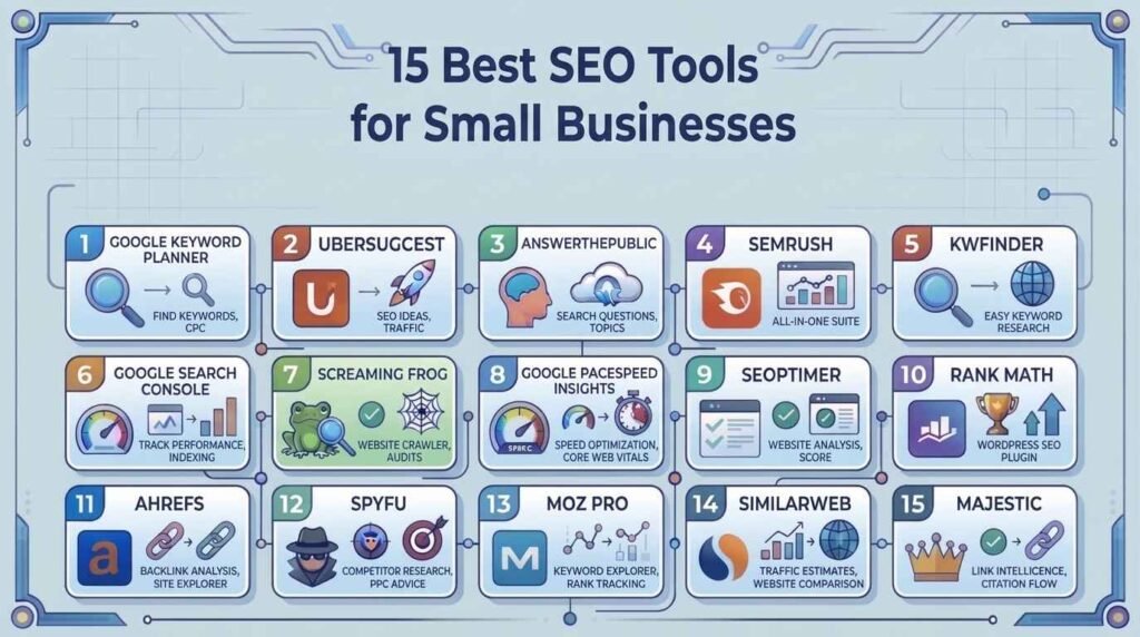 15 Best SEO Tools for Small Businesse